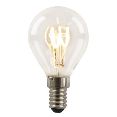 Olucia bombilla LED filamento E14 regulable Tuelo, P45, 4W, 2700K