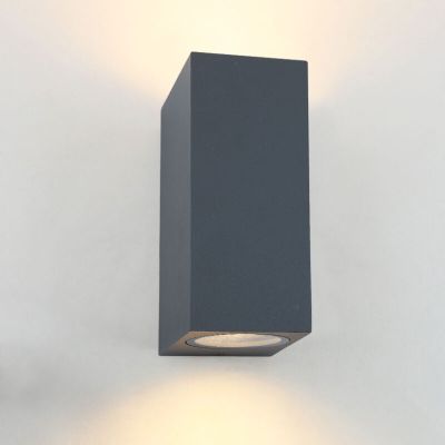 Lámpara exterior antracita moderno, Corella, IP44