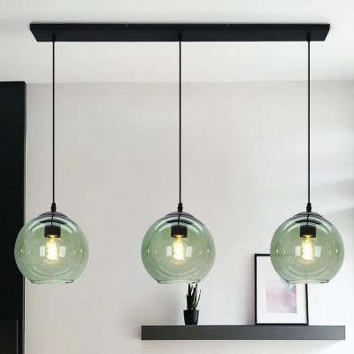 Lámpara colgante verde diseño, Giada