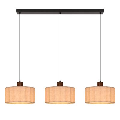 Lámpara colgante beige japandi, Loulou