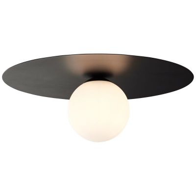 Plafón de techo negro moderno, Gazi