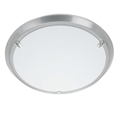 Lámpara de techo gris de vidrio, Elene