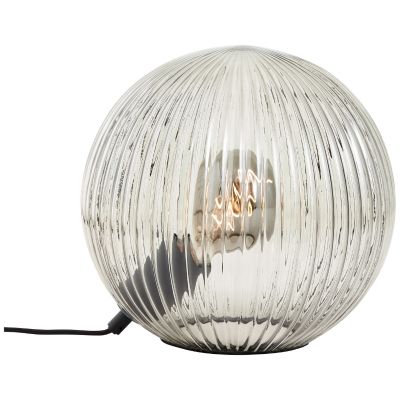 Lámpara de mesa negra diseño, Widad, con interruptor