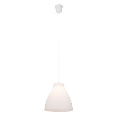 Lámpara colgante blanca de plástico, Paco