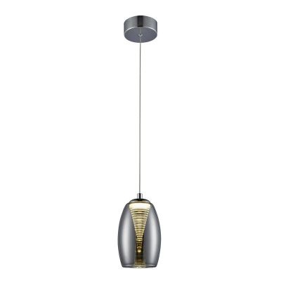 Lámpara colgante cromada moderna, Aliyah, 5W, 3000K LED
