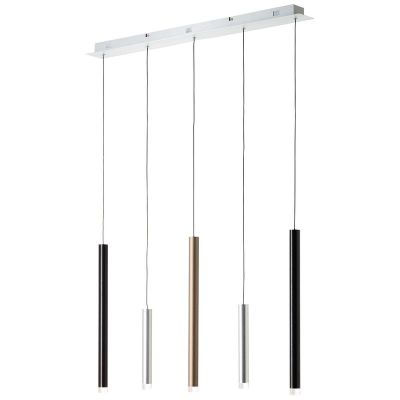 Lámpara colgante plateada moderna, Olivia, 4W, 3000K LED