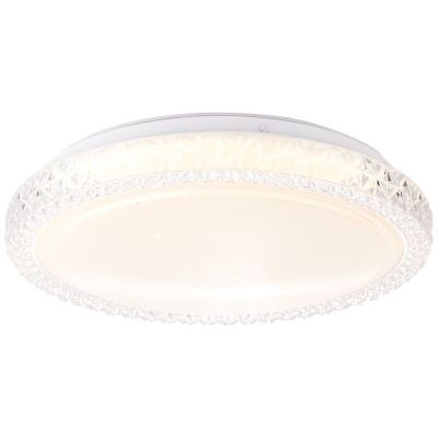 Plafón de techo blanco moderno, Baki, 12W, 3000K LED