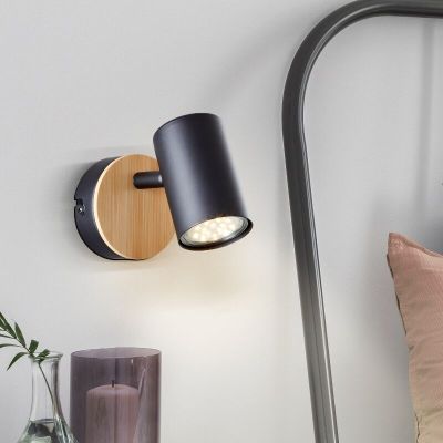 Foco de pared marrón moderno, Karam