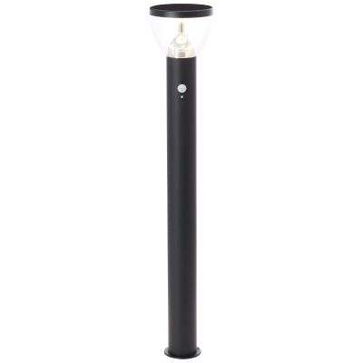 Lámpara de pie solar exterior negra moderna, Saar, 3W, 3000K LED, IP44