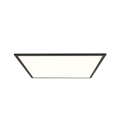 Lámpara de techo panel LED negra moderna, Bojan, 40W, 4000K LED