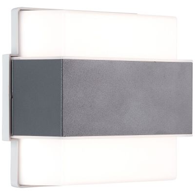 Lámpara exterior antracita moderno, Birol, 7W, 4000K LED, IP44