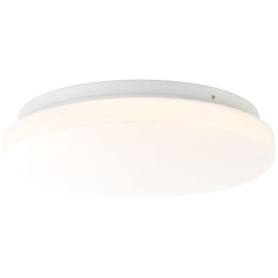 Plafón de techo blanco de plástico, Julie, 12W, 3000K LED
