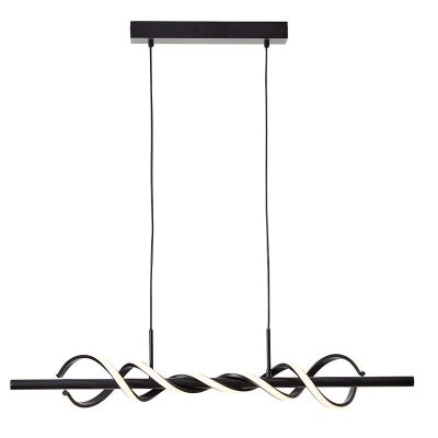 Lámpara colgante negra moderna, Quang, 20W, 3000K LED