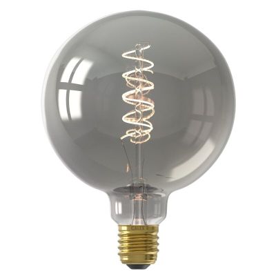 Calex bombilla LED filamento E27 regulable gris, 4W, 1800K