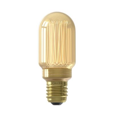 Calex bombilla LED tubo E27 regulable ámbar, 3,5W, 1800K