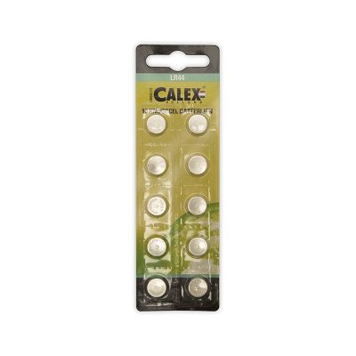 Paquete de 10 pilas de botón LR44 1,5V Ø11,6x5,4mm