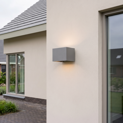 Aplique up down de aluminio antracita, Dion, 7W, 3000K LED, IP54