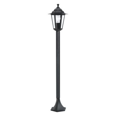 Lámpara exterior negra de aluminio, Alieke, IP44