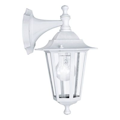 Lámpara exterior blanca de aluminio, Alieke, IP44