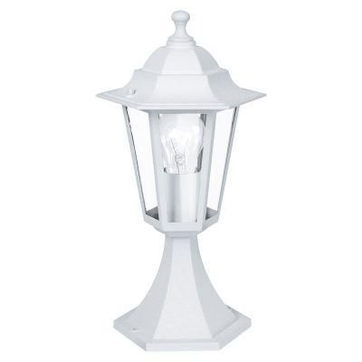 Lámpara exterior blanca de aluminio, Alieke, IP44