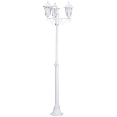 Lámpara exterior blanca de aluminio, Alieke, IP44