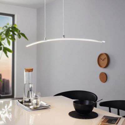 Lámpara colgante cromada de aluminio, Arantxa, 14W, 3000K LED