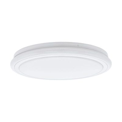 Plafón de techo blanco de acero, Elseline, 30W, color de luz ajustable LED