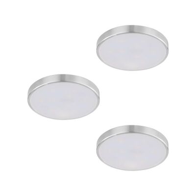 Iluminación bajo muebles cocina de aluminio plateada, Vanya, 2W, 3000K LED