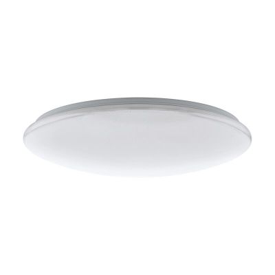 Plafón de techo blanco de aluminio, Patryk, 40W, ajustable entre luz blanco cálido y frío LED