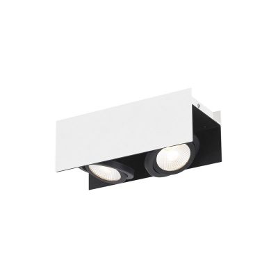 Lámpara de techo blanca de aluminio, Patrik, 5W, 3000K LED