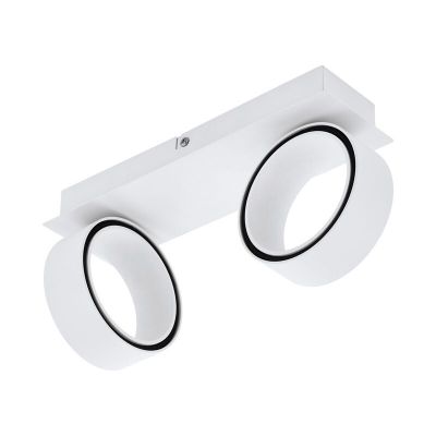 Foco de techo cromado de aluminio, Gabi, 5W, 3000K LED