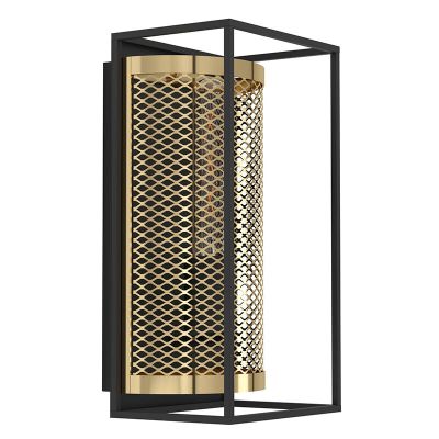 Aplique negro de aluminio, Mauricio