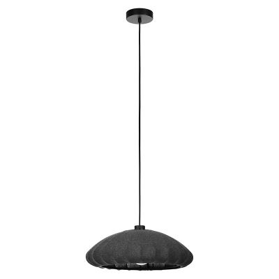 Lámpara colgante gris de tela, Benji