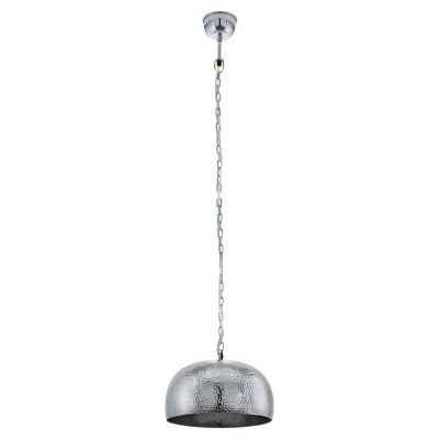 Lámpara colgante cromada de metal, Abdelhak