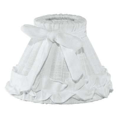 Pantalla blanca Noah, tela, antiguo