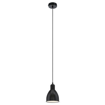 Lámpara colgante negra de metal, Lavinio