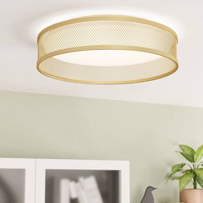 Plafón de techo latón de acero, Jolene, 20W, 3000K LED