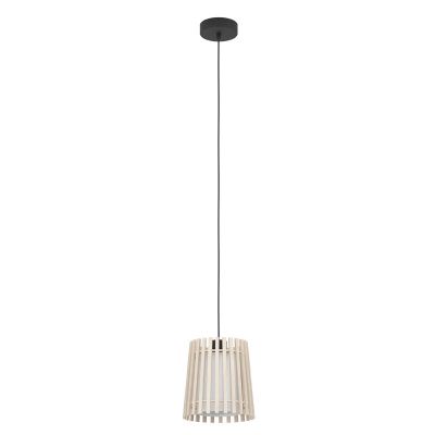 Lámpara colgante rústica madera, Farah