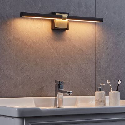 Aplique baño latón de acero, Natasha, 11W, 3000K LED, IP44