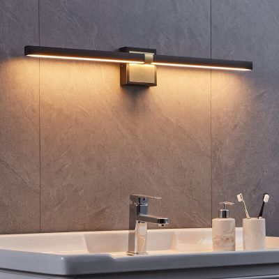 Aplique baño latón de acero, Natasha, 17,5W, 3000K LED, IP44