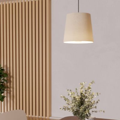 Lámpara colgante negra de tela, Siham