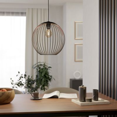 Lámpara colgante cobre de acero, Aage