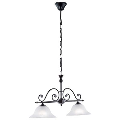 Lámpara colgante blanca de vidrio, Tesse