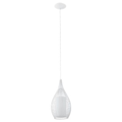 Lámpara colgante blanca de vidrio, Maritima