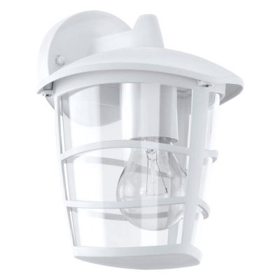 Lámpara exterior blanca de plástico, Inas, IP44