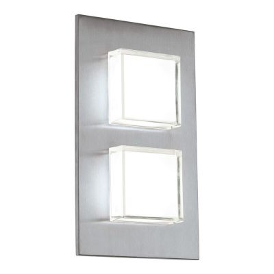 Lámpara exterior plateada de acero inoxidable, Jorien, 3W, 3000K LED, IP44