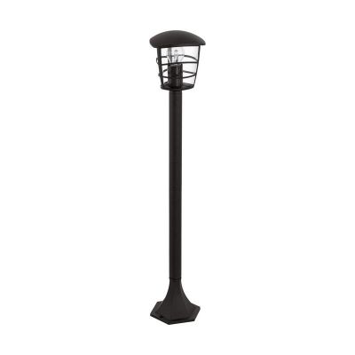 Lámpara exterior negra de plástico, Inas, IP44
