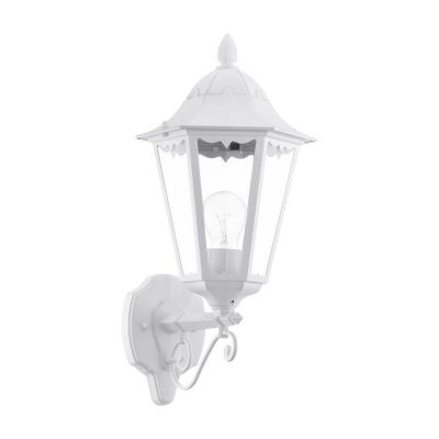 Lámpara exterior blanca de aluminio, Leanna, IP44