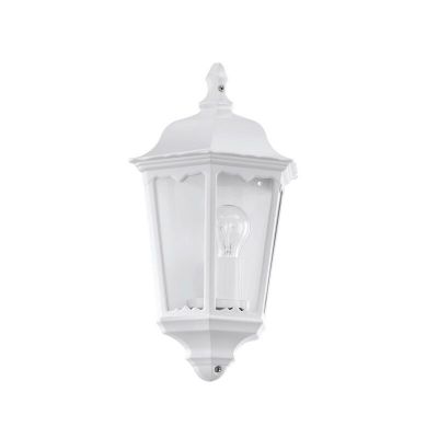 Lámpara exterior blanca de aluminio, Leanna, IP44