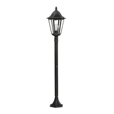 Lámpara exterior negra de aluminio, Leanna, IP44